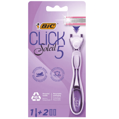 Bic Click 5 Soleil Rakhyvel För Kvinnor 1+2 – Toppval refill – rakhyvel dam bäst i test 2026