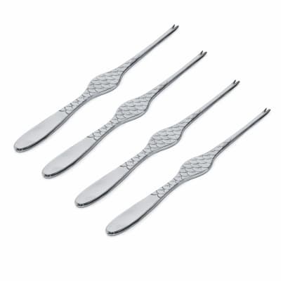 Alessi Colombina Skaldjursbestick 4-pack – Stilrenaste valet – skaldjursbestick bäst i test 2026