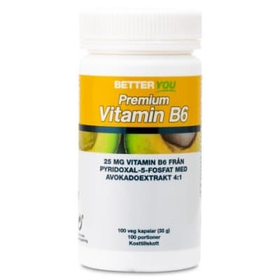 Better You Premium Vitamin B6 – Avokadovänligt val – vitamin b6 pyridoxin bäst i test 2026