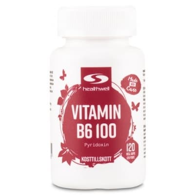 Healthwell Vitamin B6 100 – Bäst i test – vitamin b6 pyridoxin bäst i test 2026