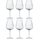 Georg Jensen Bernadotte Vitvinsglas 6 St