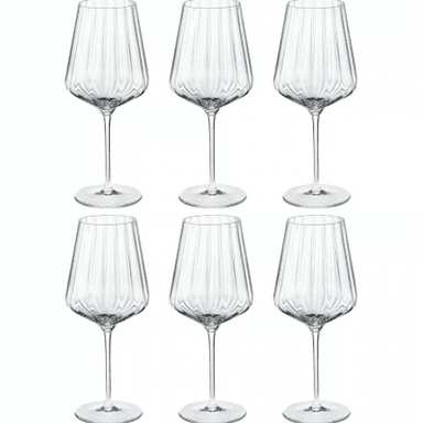 Georg Jensen Bernadotte Vitvinsglas 6 St