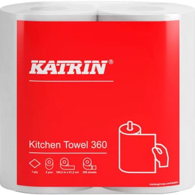 Katrin Kitchen Towel 360 12-pack Kökshandduk Vit