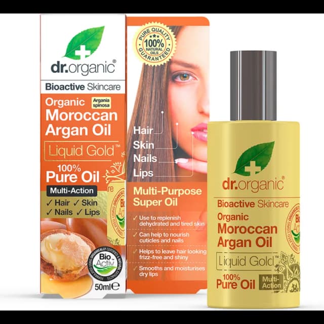 Dr. Organic Moroccan Argan Oil Liquidgold 100% Pure Oil 50ml – Bäst i test – arganolja bäst i test 2026