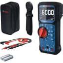 Bosch Professional multimeter GDM 600-15 (True RMS, inverterad LCD, mäter frekvens/kontinuitet/resistans/kapacitans, min/max/genomsnitt, testkablar MS 90)