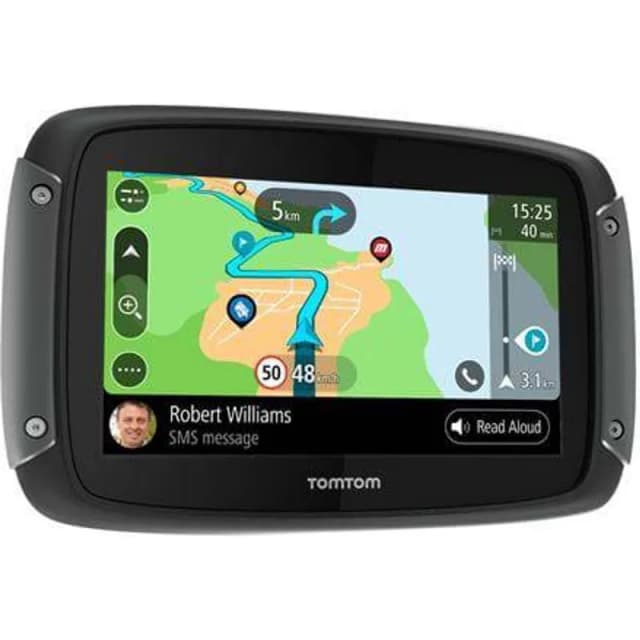 TomTom Rider 500 motorcykelnavigator 4,3 tum med slingrande och backiga vägar för motorcykel, uppdateringar via Wi-Fi, Traffic och fartkameror, EU-kartor – Bäst i test – mc-gps bäst i test 2026