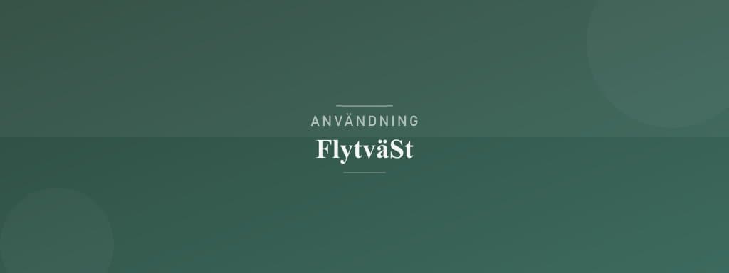 Användning flytväst