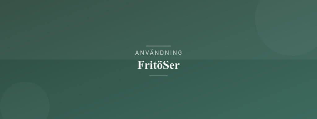 Användning fritöser