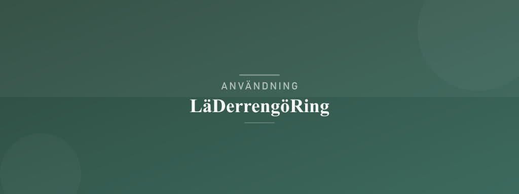 Användning läderrengöring