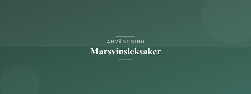Användning marsvinsleksaker