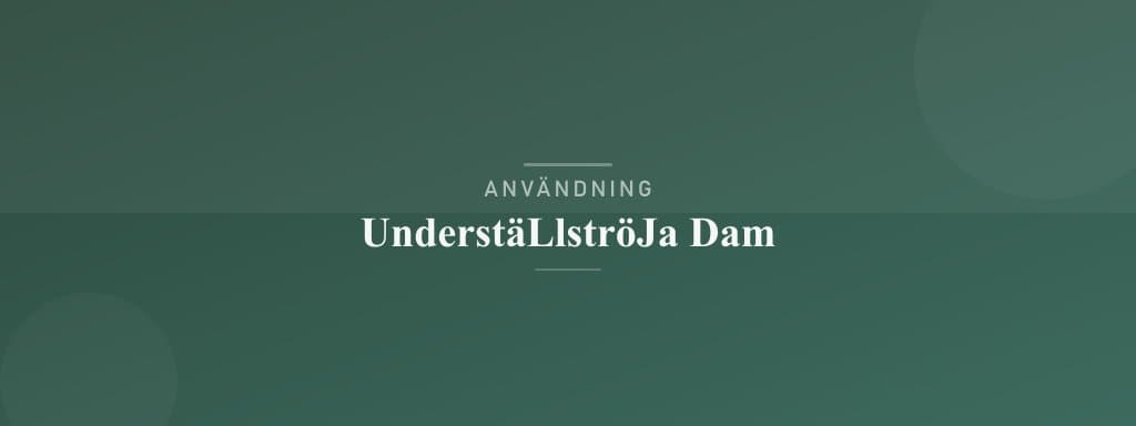 Användning underställströja dam