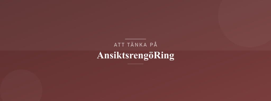 Vanliga misstag med ansiktsrengöring