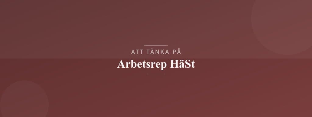 Vanliga misstag med arbetsrep häst