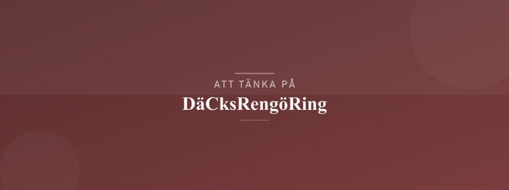 Vanliga misstag med däcksrengöring