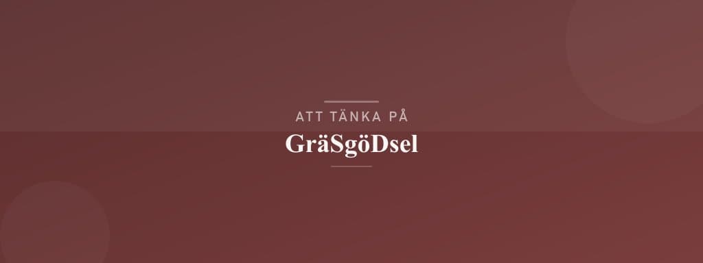 Vanliga misstag med gräsgödsel
