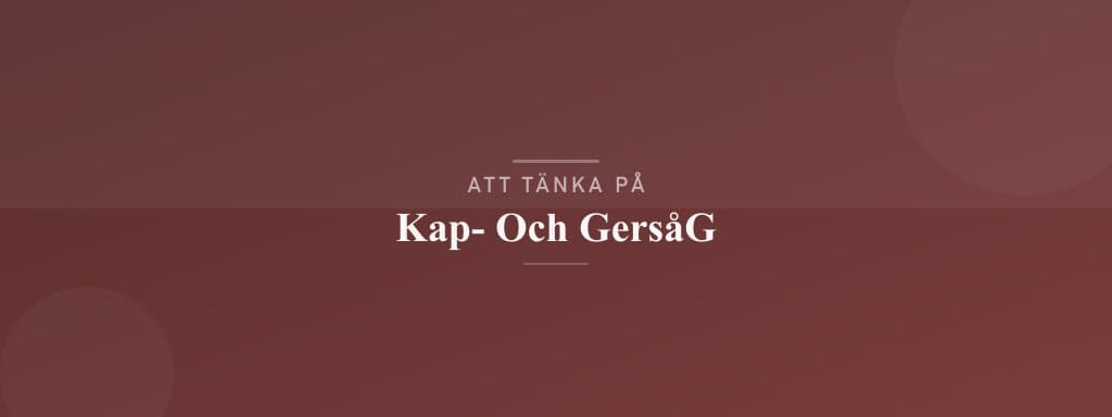 Vanliga misstag med kap- och gersåg