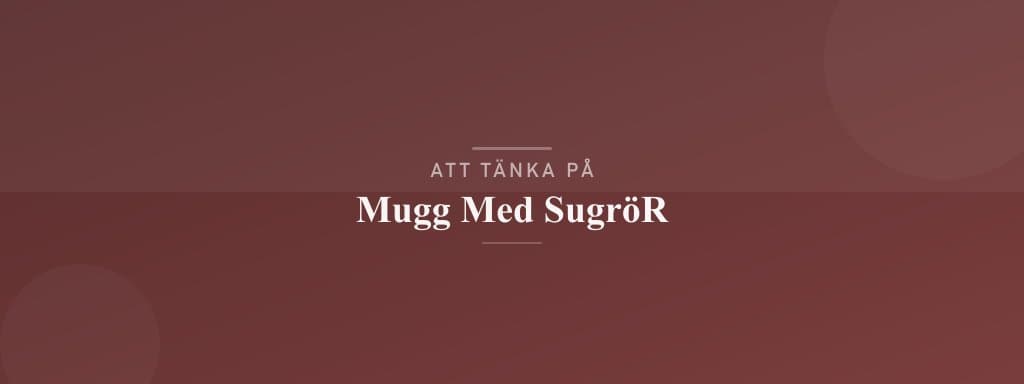 Vanliga misstag med mugg med sugrör