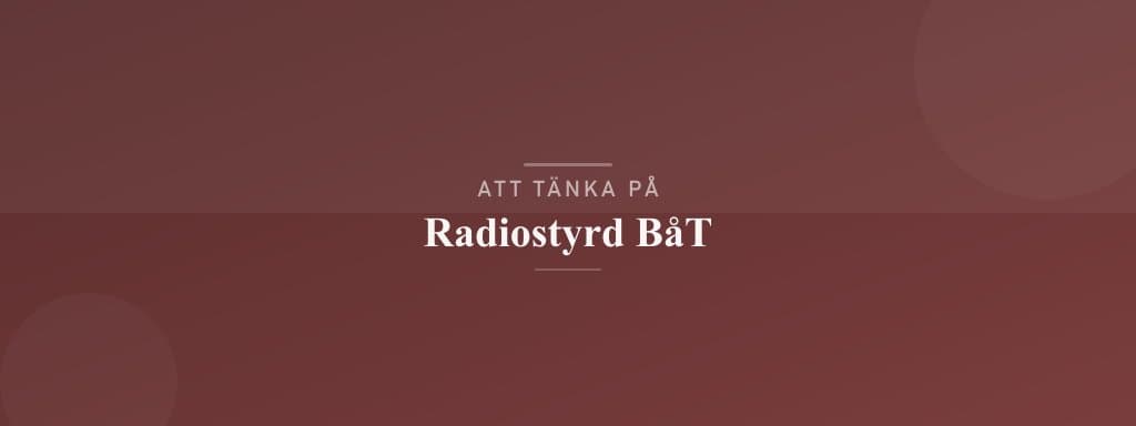 Vanliga misstag med radiostyrd båt