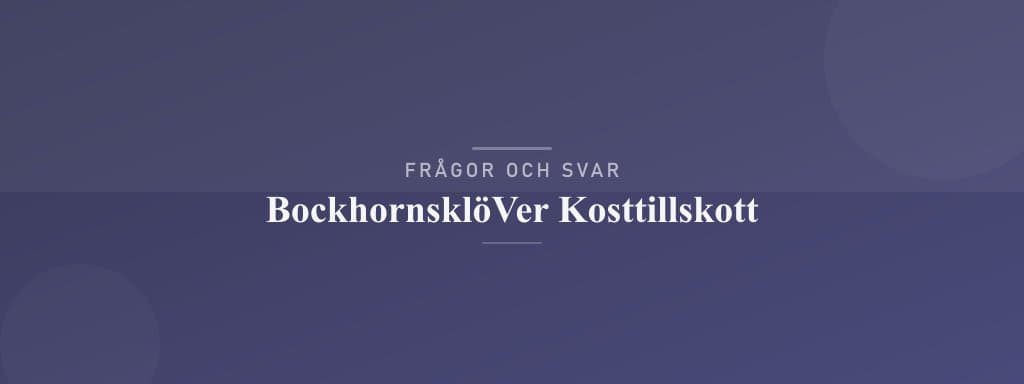 Vanliga frågor om bockhornsklöver kosttillskott