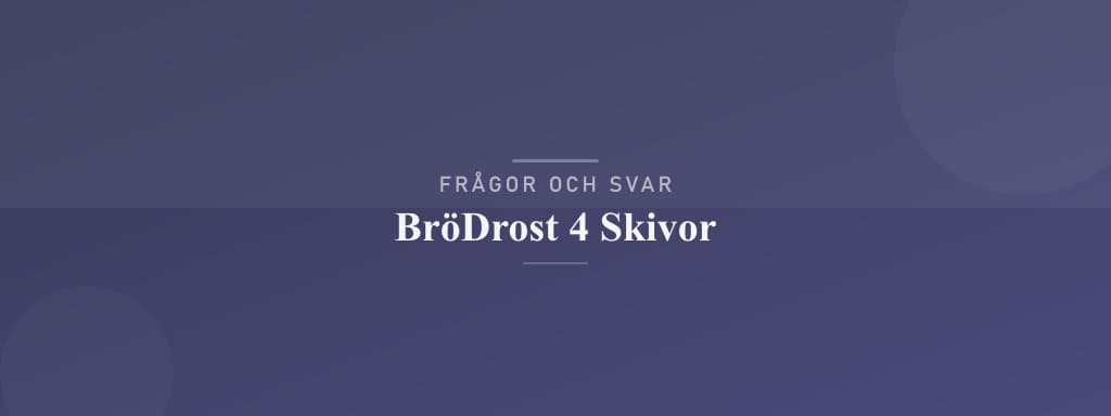 Vanliga frågor om brödrost 4 skivor