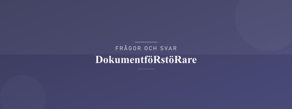 Vanliga frågor om dokumentförstörare