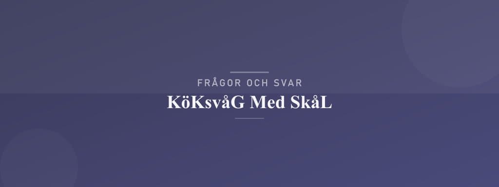 Vanliga frågor om köksvåg med skål