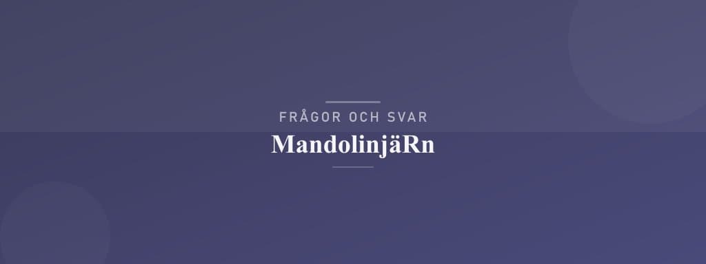 Vanliga frågor om mandolinjärn