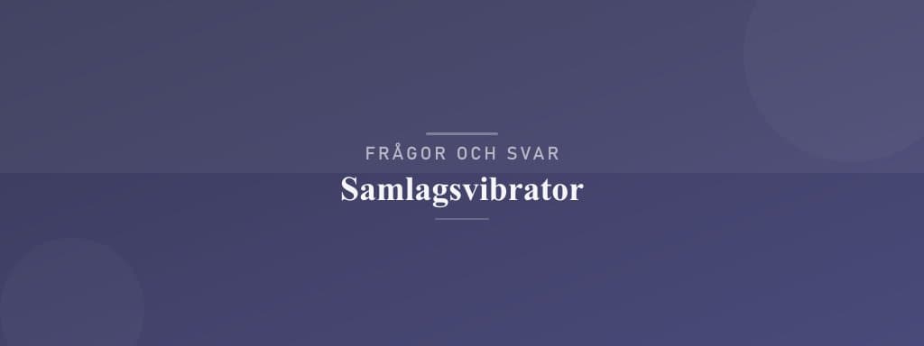 Vanliga frågor om samlagsvibrator
