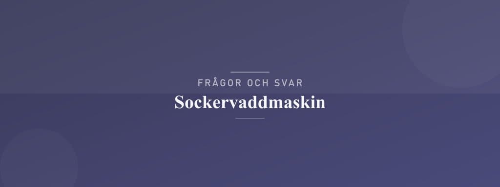 Vanliga frågor om sockervaddmaskin