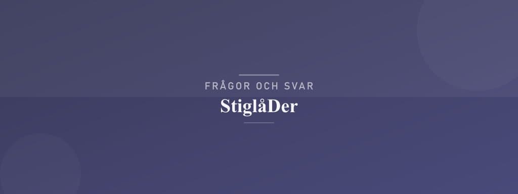 Vanliga frågor om stigläder