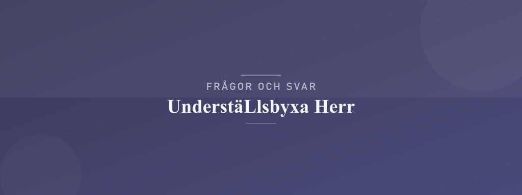 Vanliga frågor om underställsbyxa herr