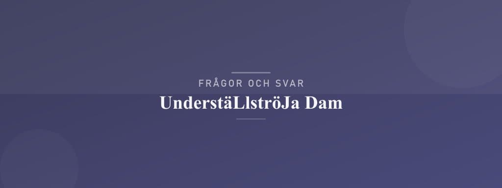 Vanliga frågor om underställströja dam