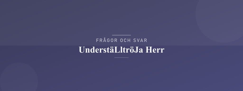 Vanliga frågor om underställtröja herr