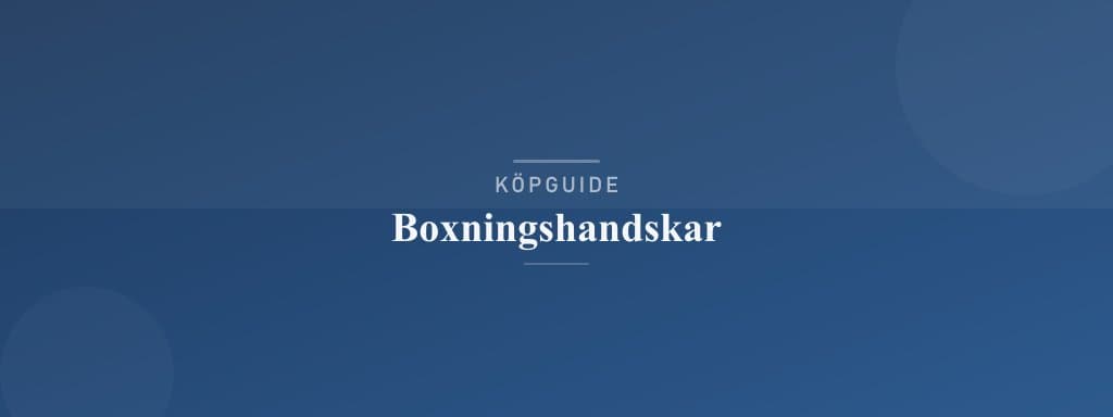 Välj rätt boxningshandskar