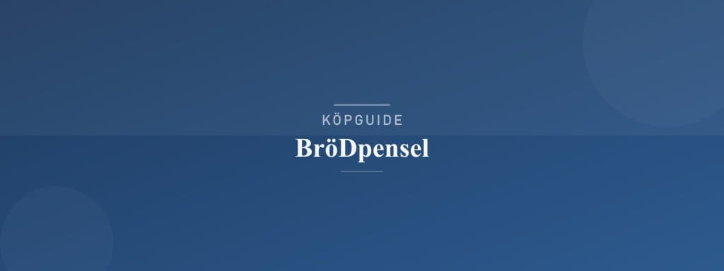 Välj rätt brödpensel