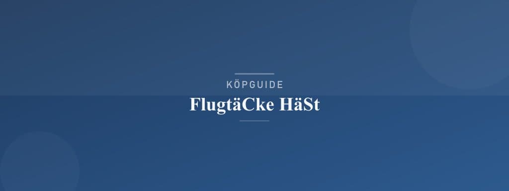 Välj rätt flugtäcke häst