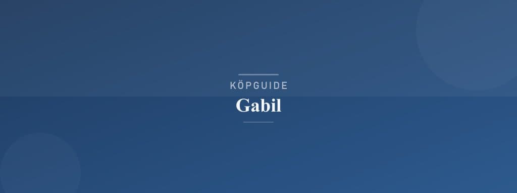 Välj rätt gåbil