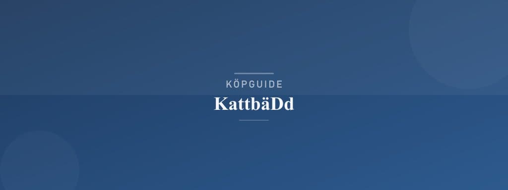 Välj rätt kattbädd