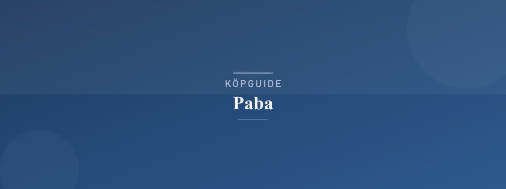 Välj rätt paba