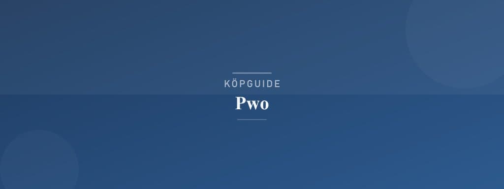 Välj rätt pwo
