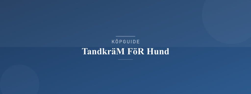 Välj rätt tandkräm för hund
