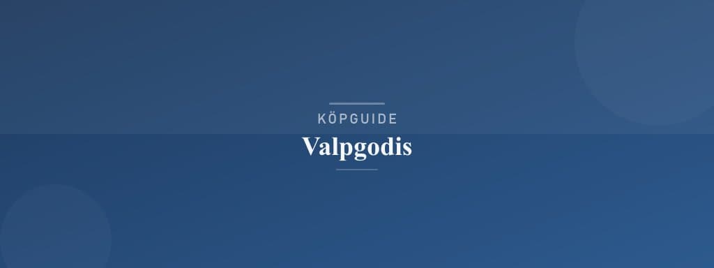 Välj rätt valpgodis