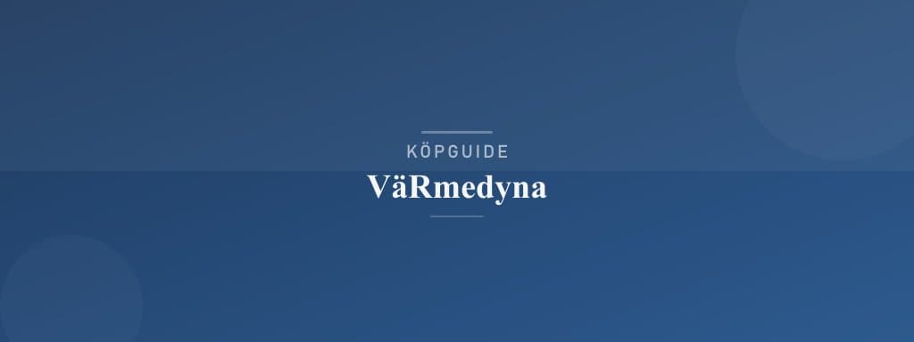 Välj rätt värmedyna