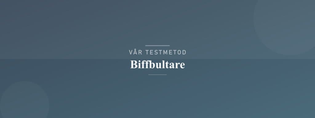 Så testar vi biffbultare