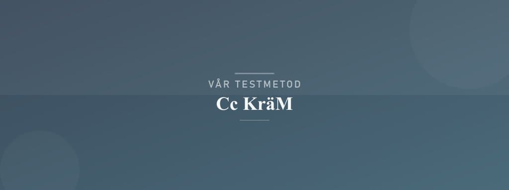 Så testar vi cc kräm