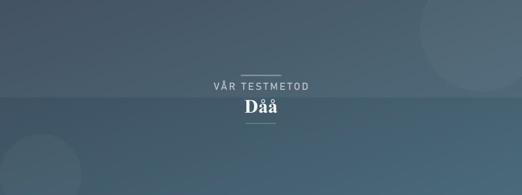 Så testar vi DAA