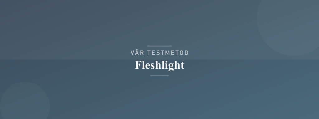 Så testar vi fleshlight