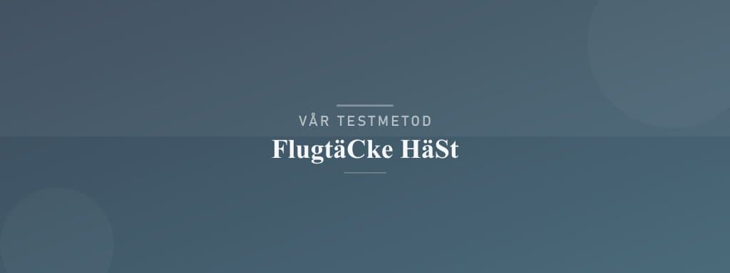 Så testar vi flugtäcke häst