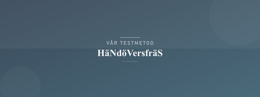 Så testar vi överhandsfräs