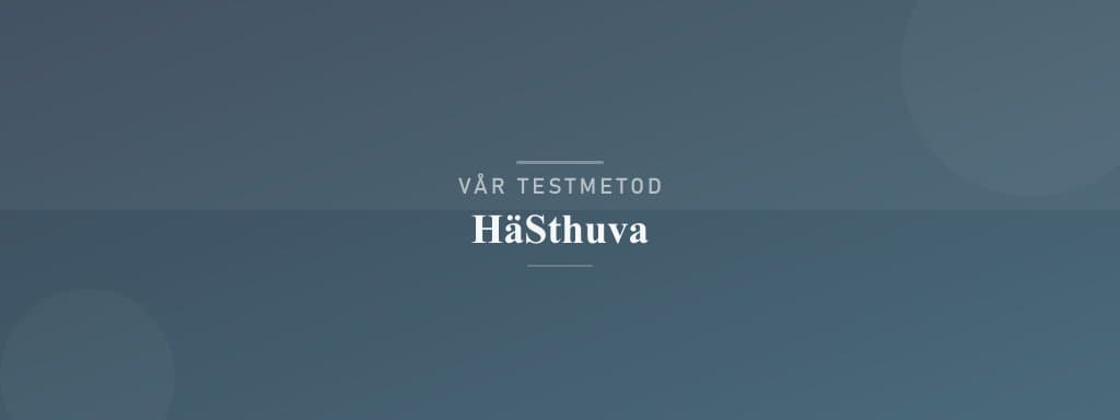 Så testar vi hästhuva